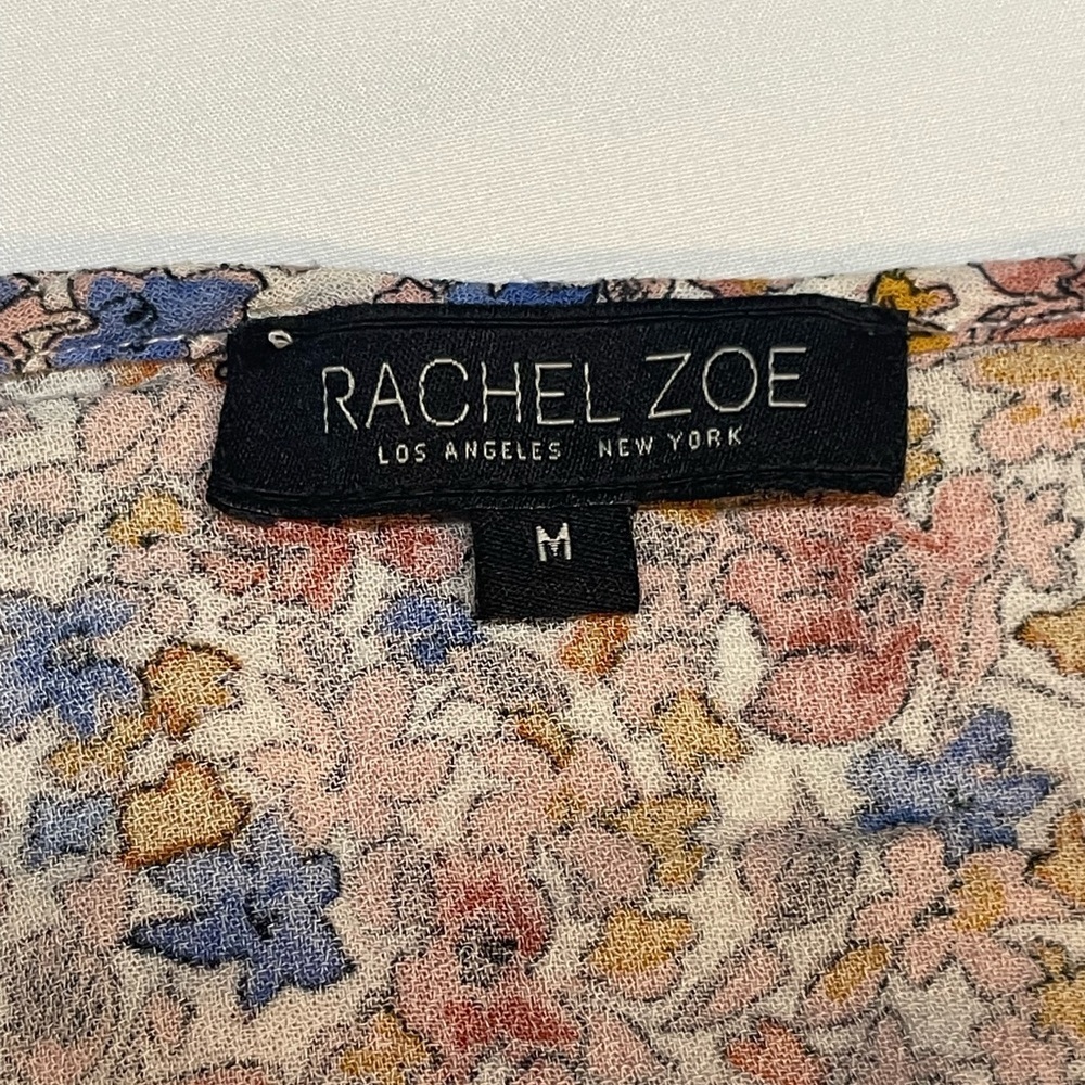 Rachel Zoe Multicolor Floral 2 Piece Dress, with bell sleeves. Light & Flowing - Picture 9 of 16